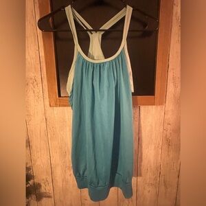 Marika Tek Large aqua blue layered tank